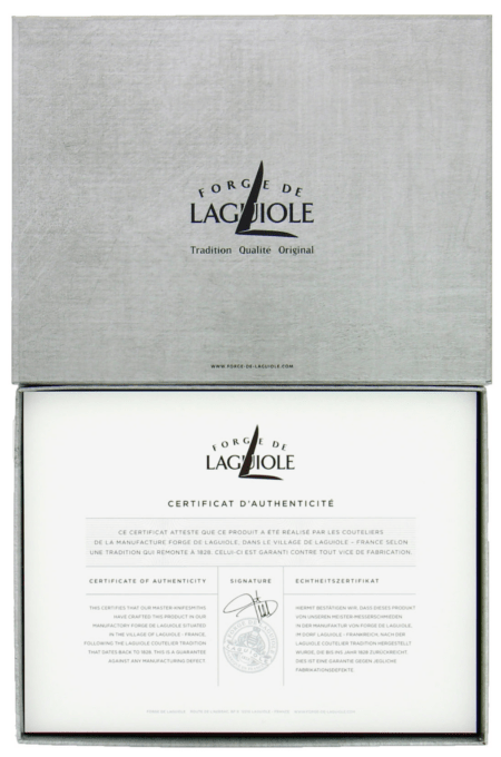 Laguiole certifikat